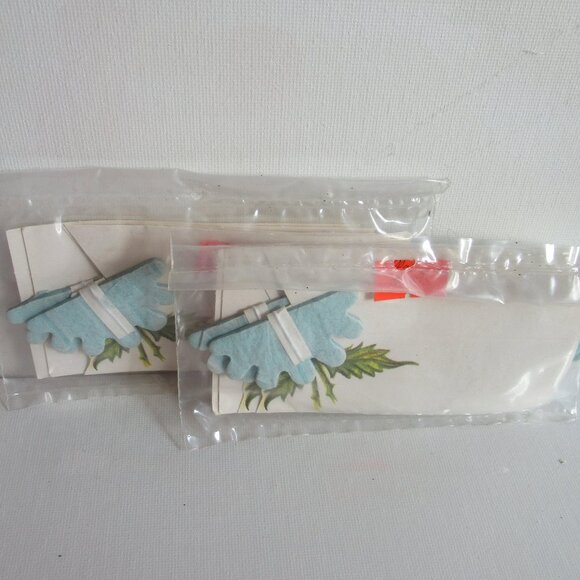 Shades of Blue Wedding Place Holders, Floral, Accent, Event, Decor, Vintage - Picture 4 of 10